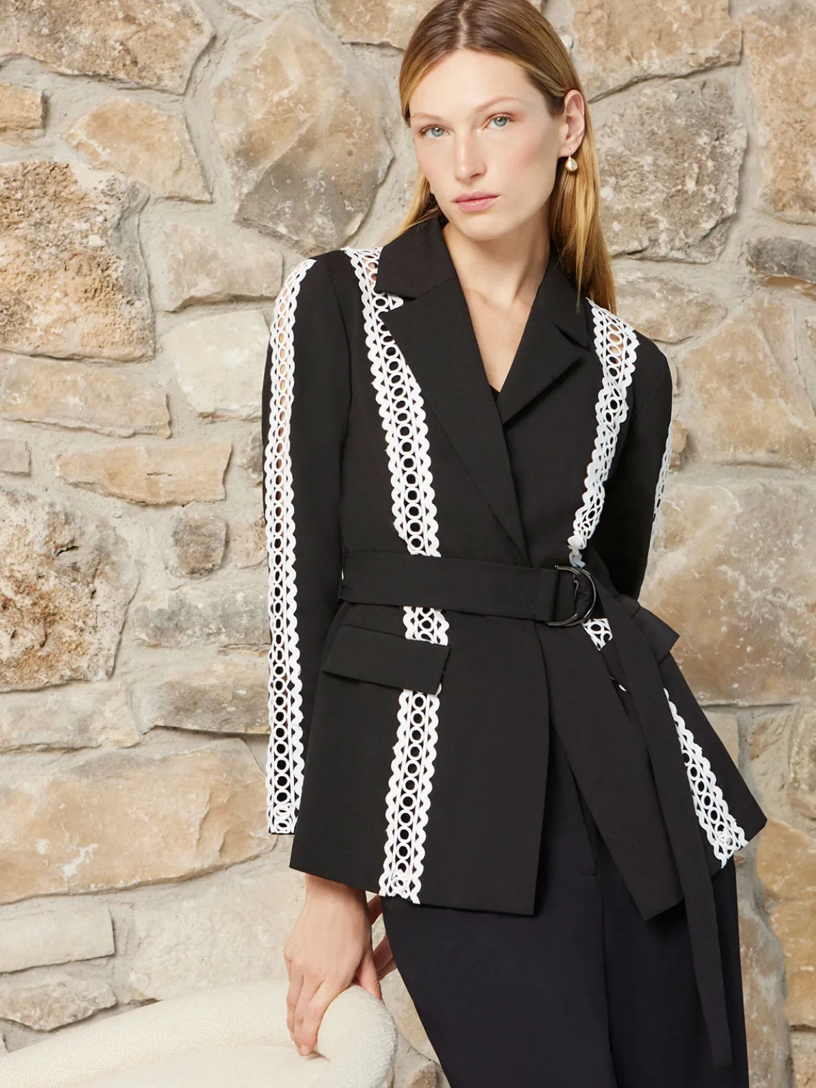 Heritage Fit Jacket - Eyelet Trim Woven Twill